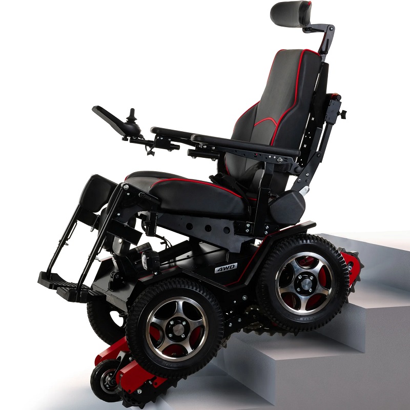 Кресло-коляска Caterwil для инвалидов вездеход-ступенькоход GTS 4WD.