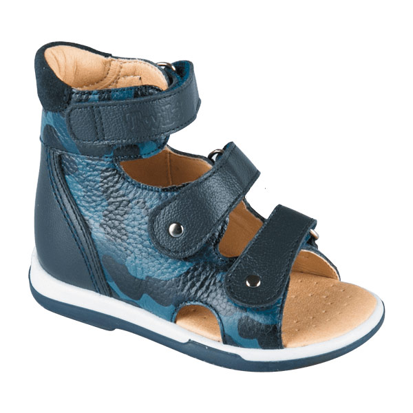 Сандали ортопедические Твики для мальчиков TW-174 синий/камуфляж